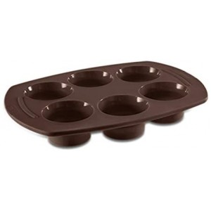 Moules à muffins 30 x 21 cm en silicone (x6) pour Machine à gâteau cake factory TEFAL TS-01042821