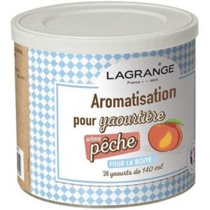 Pot de 425g arôme pêche pour Yaourtière LAGRANGE 380340