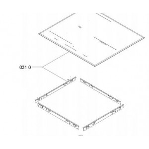 Dessus verre taque montage acm pour Plaque de cuisson WHIRLPOOL 481010793127