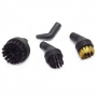 kit de 4?accessoires originaux polti pour vaporetto smart 40?mop (brosses ? poils en nylon