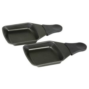 Lot de 2 Coupelles carrées anti-adhésives pour Raclette TEFAL XA400202