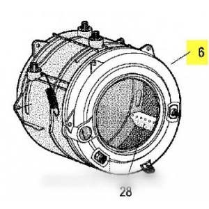 Cuve pour Lave-Linge HOTPOINT - ARISTON C00119203