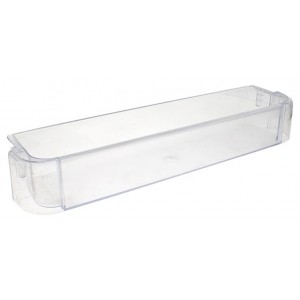 Balconnet porte bouteille transparent (445x105x65 mm) pour Réfrigérateur WHIRLPOOL 481010471454