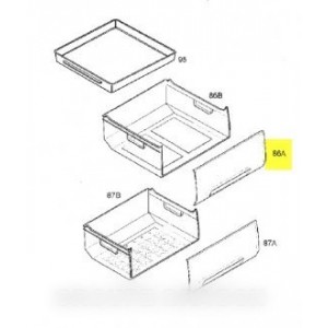 Façade de panier pour Réfrigérateur ELECTROLUX 242627810