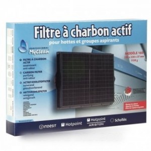 Filtre à charbon (290x230x39mm) pour Hotte HOTPOINT ARISTON 484000008693