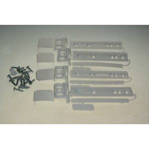 Set de Glissière de porte pour Réfrigérateur, Congélateur ZANUSSI 4055136008