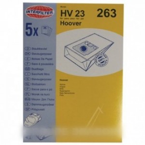 Lot de 4 Sacs non tissés +2 filtres pour Aspirateur HOOVER 09026186