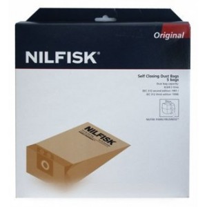 Boite de 5 sacs en papier pour Aspirateur NILFISK ADVANCE 82222800