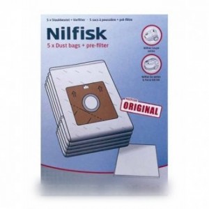 Lot de 5 Sacs + filtre pour Aspirateur NILFISK ADVANCE 78602600