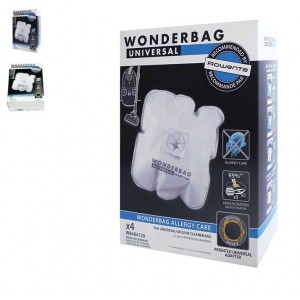 Lot de 4 Sacs wonderbag pour Aspirateur ROWENTA WB484720