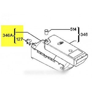 Support réservoir d'eau pour Sèche-Linge ELECTROLUX 125111805