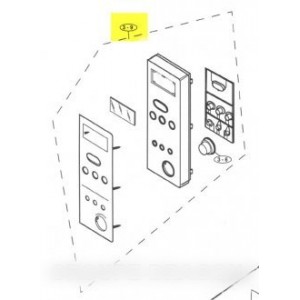 Tableau de bord complet pour Micro-ondes SHARP  6439041