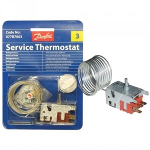 Thermostat 077B7003 pour Réfrigérateur, Congélateur Multi-marques 077B7003