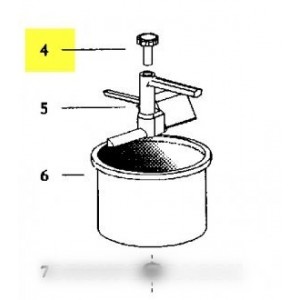 Vis de support pâle pour Machine à pain DELONGHI SC7073070