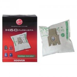 Lot de 4 sacs anti-odeur pour Aspirateur HOOVER 35600392