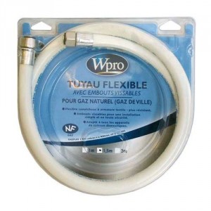 Tuyau gaz naturel 1,5M pour Four WHIRLPOOL 481981729009