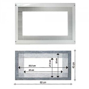 Encadrement blanc pour Micro-ondes Multi-marques 4055016895