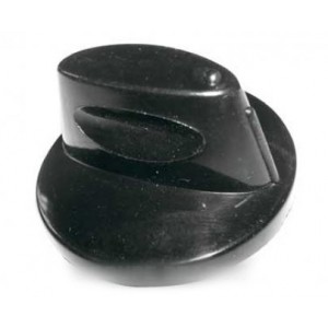 Bouton de commande noir pour Plaque de cuisson WHIRLPOOL 481241279247