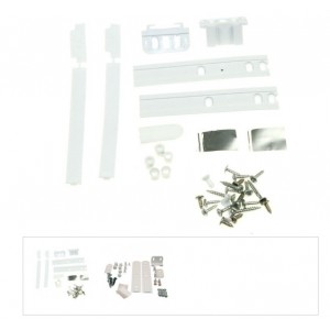 Kit de fixation porte et système Glissière pour Réfrigérateur, Congélateur WHIRLPOOL 481231028208